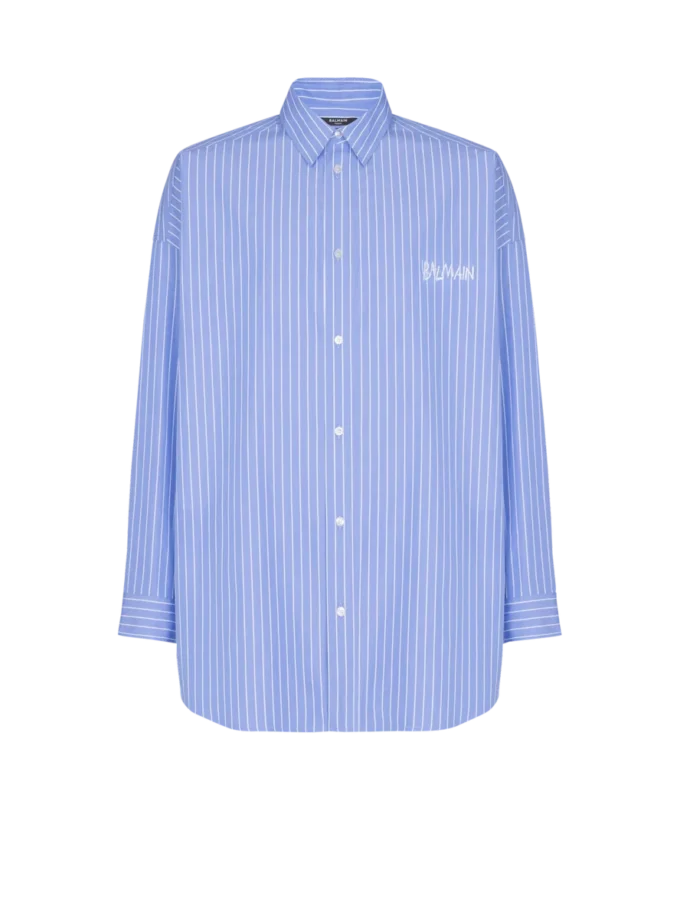 Camicia morbida a righe