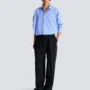 Camicia morbida a righe
