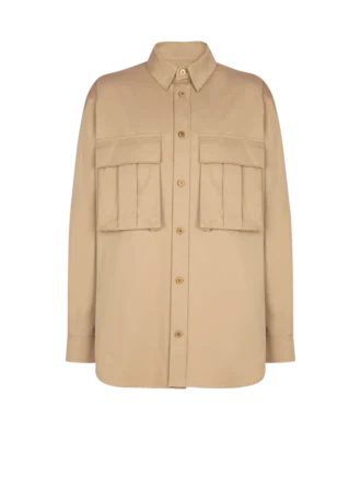 Camicia safari in cotone
