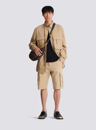 Camicia safari in cotone