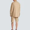 Camicia safari in cotone
