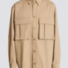 Camicia safari in cotone