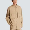 Camicia safari in cotone
