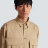 Camicia safari in cotone