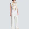 Canotta con stampa Collier in stile trompe-l’œil Canotta con stampa Collier in stile trompe-l’œil