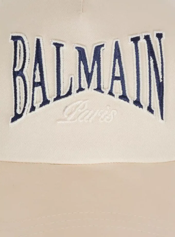 Cappellino Balmain College in cotone Cappellino Balmain College in cotone
