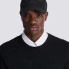 Cappellino da baseball in cotone con ricamo Balmain Signature Cappellino da baseball in cotone con ricamo Balmain Signature