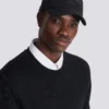 Cappellino da baseball in cotone con ricamo Balmain Signature Cappellino da baseball in cotone con ricamo Balmain Signature