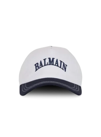 Cappellino in cotone bicolore