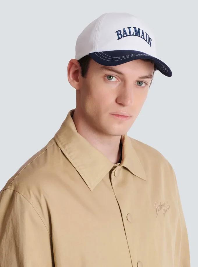 Cappellino in cotone bicolore Cappellino in cotone bicolore