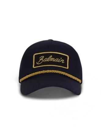 Cappellino in cotone con cordino