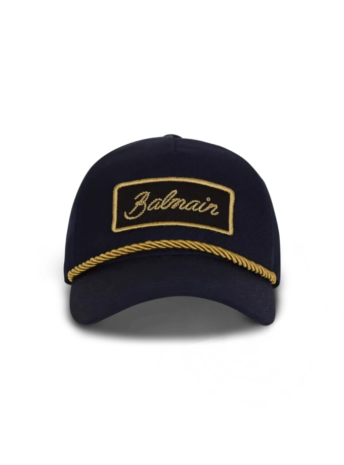 Cappellino in cotone con cordino