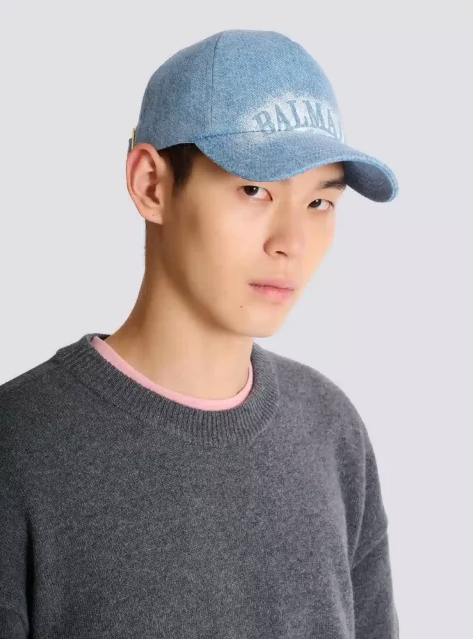 Cappellino in denim