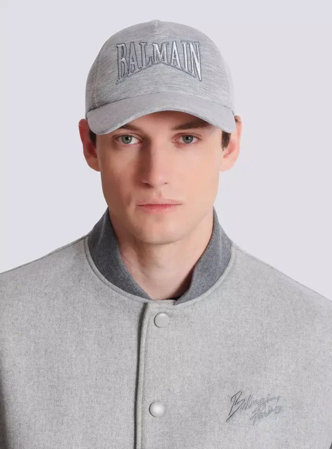 Cappellino in jersey ricamato Cappellino in jersey ricamato