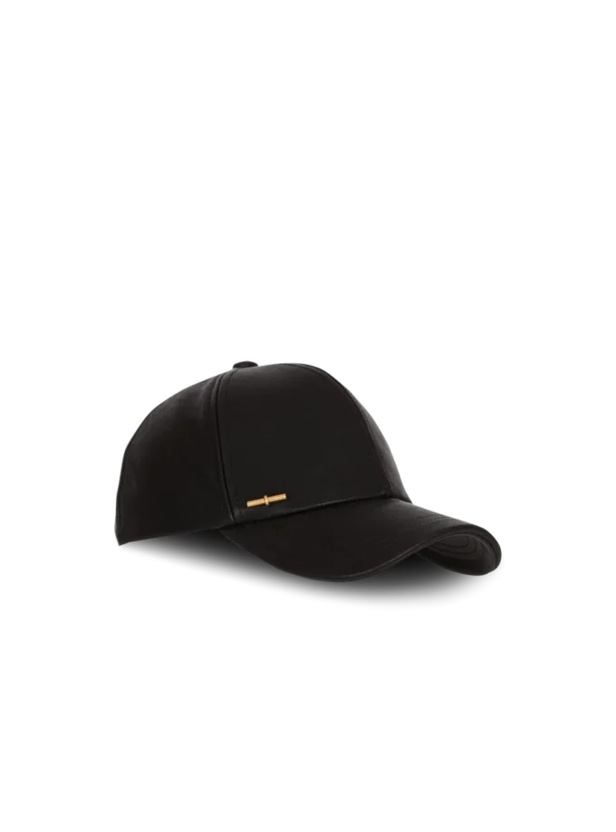Cappellino in pelle di agnello
