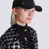 Cappellino in pelle di agnello