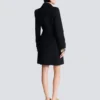 Cappotto in lana e cashmere con 10 bottoni