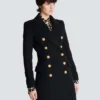 Cappotto in lana e cashmere con 10 bottoni
