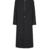 Cappotto lungo in lana grain de poudre Cappotto lungo in lana grain de poudre