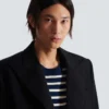 Cappotto lungo in lana grain de poudre Cappotto lungo in lana grain de poudre