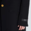Cappotto lungo in lana grain de poudre Cappotto lungo in lana grain de poudre