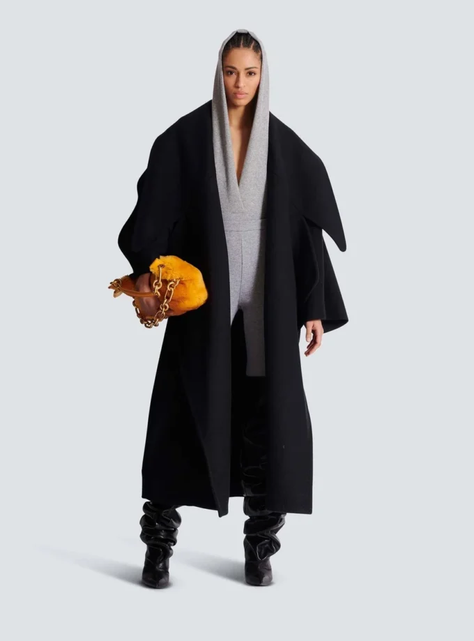 Cappotto oversize in lana