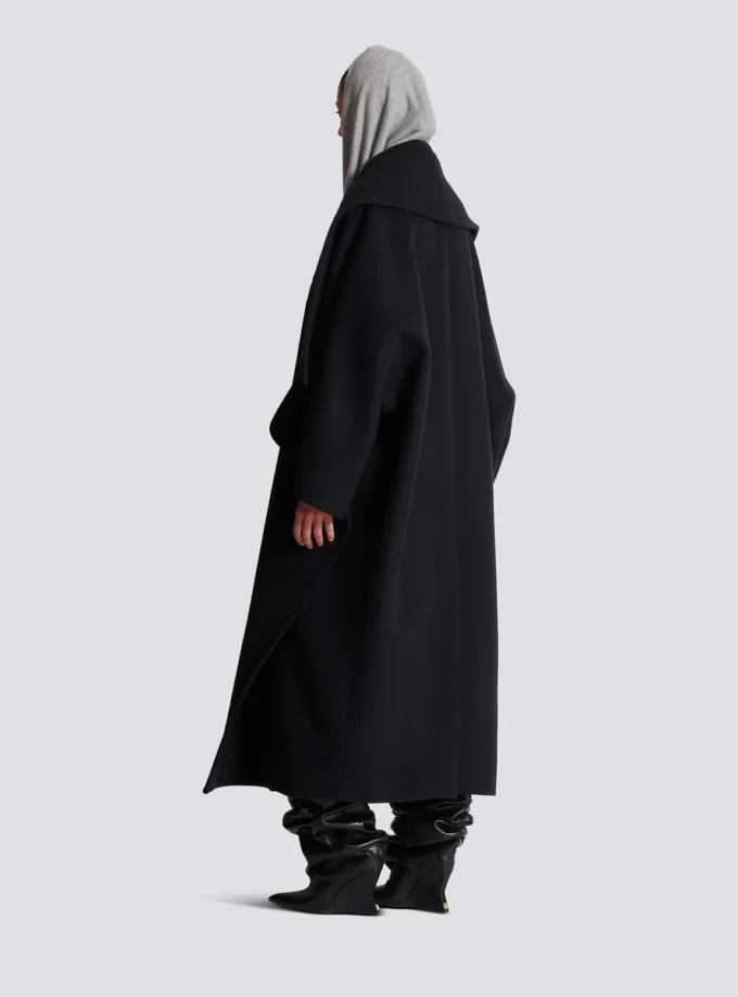 Cappotto oversize in lana