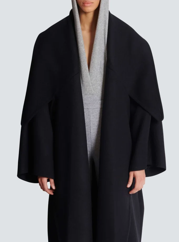Cappotto oversize in lana