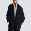 Cappotto oversize in lana