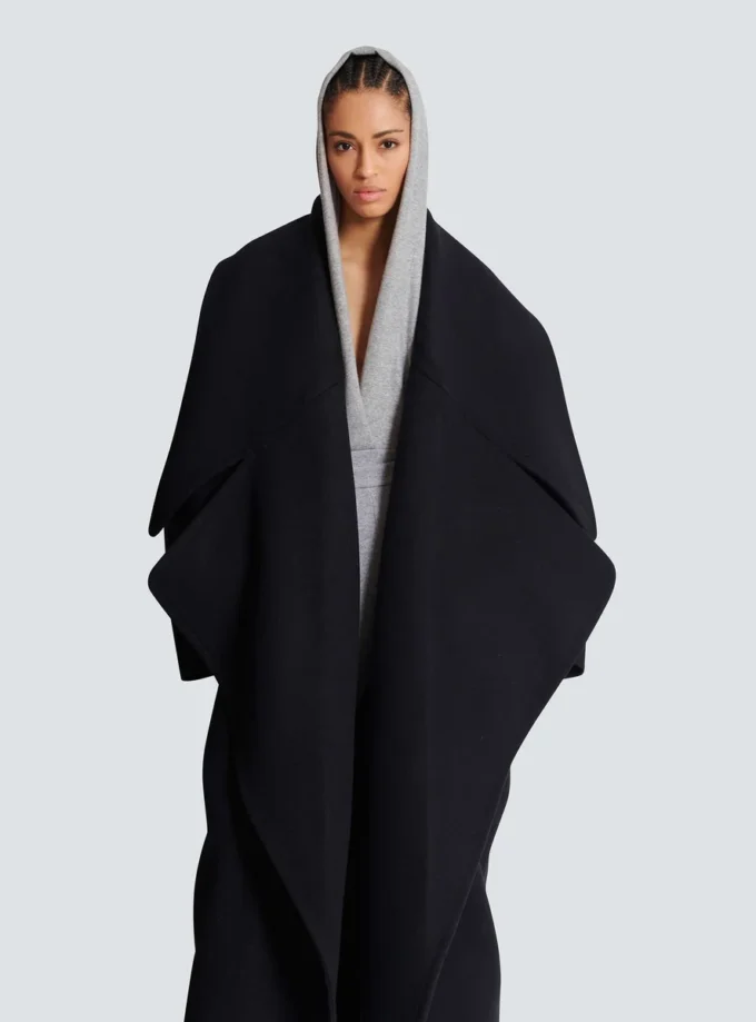 Cappotto oversize in lana