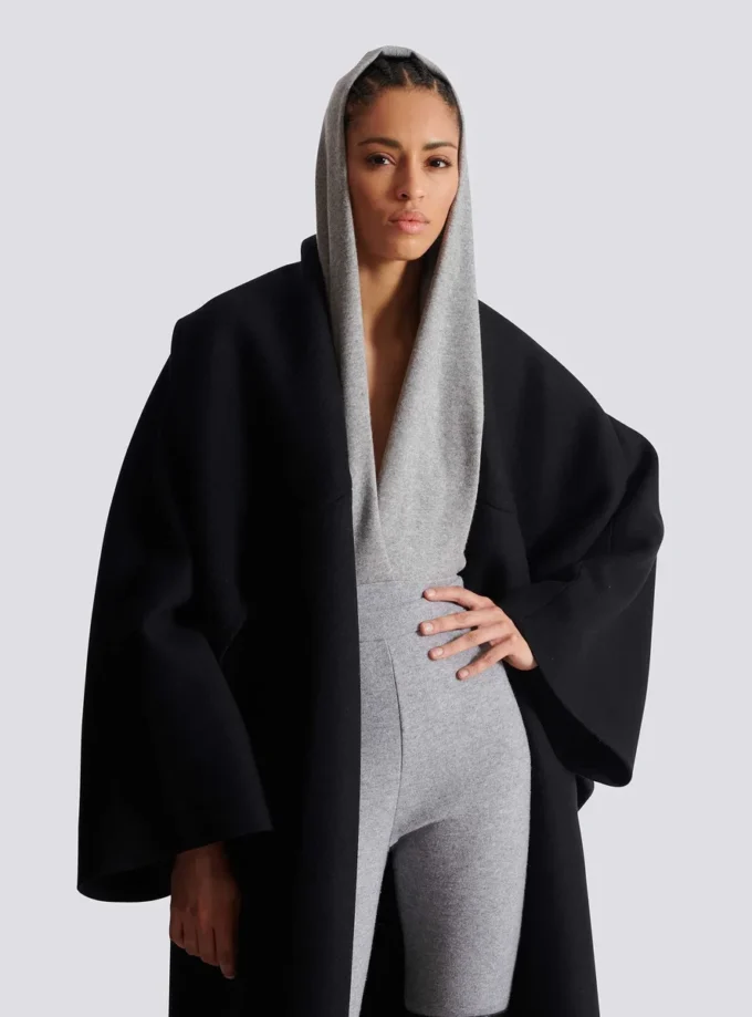 Cappotto oversize in lana