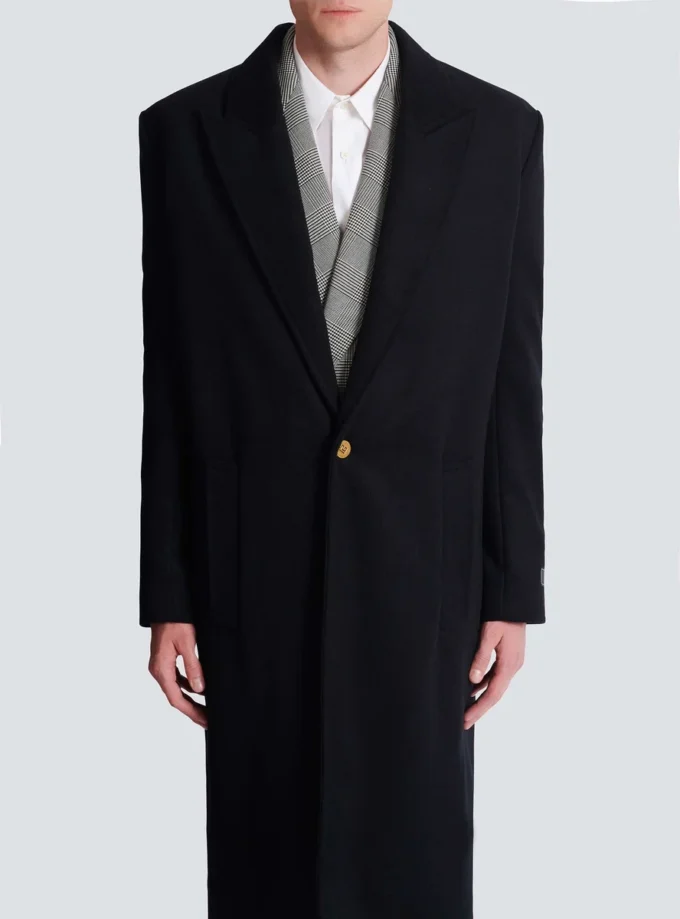 Cappotto oversize in lana e cashmere Cappotto oversize in lana e cashmere