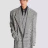 Cappotto oversize in lana Principe di Galles Cappotto oversize in lana Principe di Galles