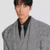 Cappotto oversize in lana Principe di Galles Cappotto oversize in lana Principe di Galles