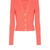 Cardigan a maniche lunghe con lavorazione a trecce Cardigan a maniche lunghe con lavorazione a trecce