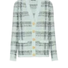 Cardigan ampio in tweed glitterato Cardigan ampio in tweed glitterato