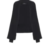 Cardigan bolero in maglia a coste
