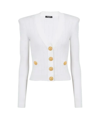 Cardigan corto in maglia