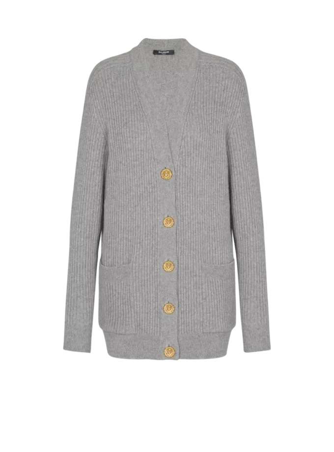Cardigan in cashmere con bottoni Cardigan in cashmere con bottoni