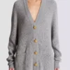 Cardigan in cashmere con bottoni Cardigan in cashmere con bottoni