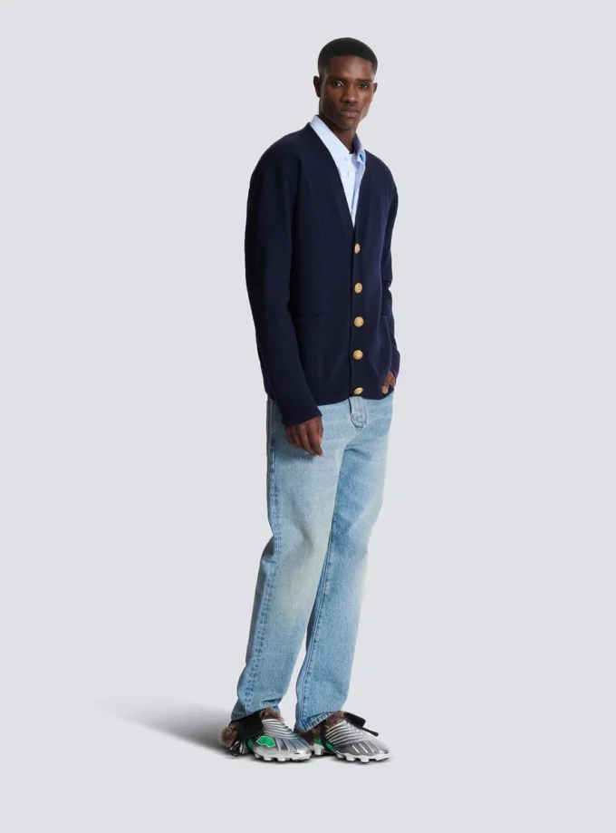 Cardigan in eco-cashmere Cardigan in eco-cashmere