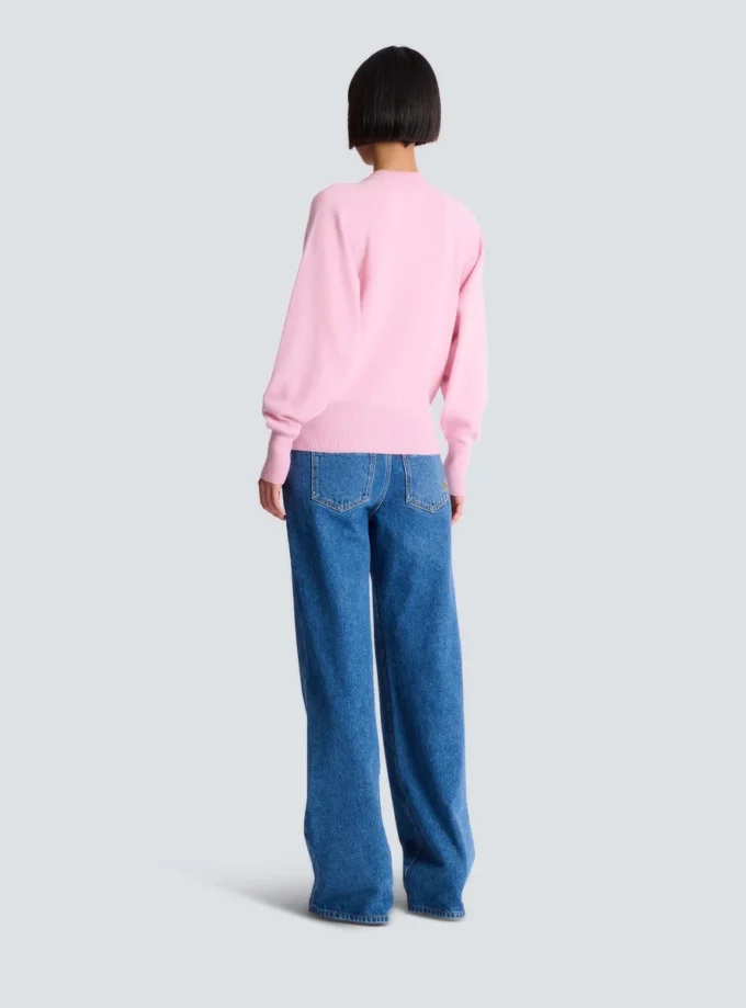 Cardigan in eco-cashmere con bottoni Cardigan in eco-cashmere con bottoni