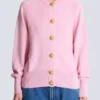Cardigan in eco-cashmere con bottoni Cardigan in eco-cashmere con bottoni