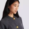 Cardigan in eco-cashmere con bottoni Cardigan in eco-cashmere con bottoni