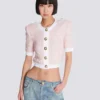 Cardigan in maglia a maniche corte Cardigan in maglia a maniche corte