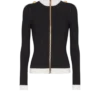 Cardigan in maglia con collo alto e zip Cardigan in maglia con collo alto e zip
