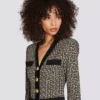 Cardigan in maglia con monogramma Cardigan in maglia con monogramma