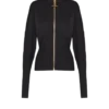 Cardigan in maglia con zip Cardigan in maglia con zip