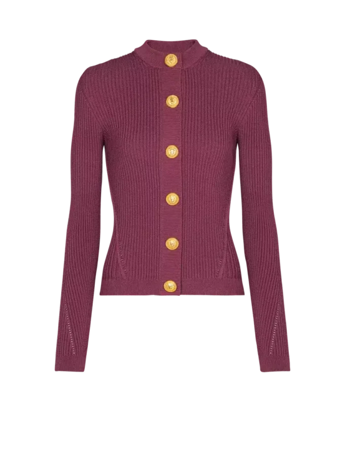 Cardigan in maglia fine con bottoni Cardigan in maglia fine con bottoni