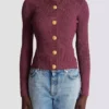 Cardigan in maglia fine con bottoni Cardigan in maglia fine con bottoni